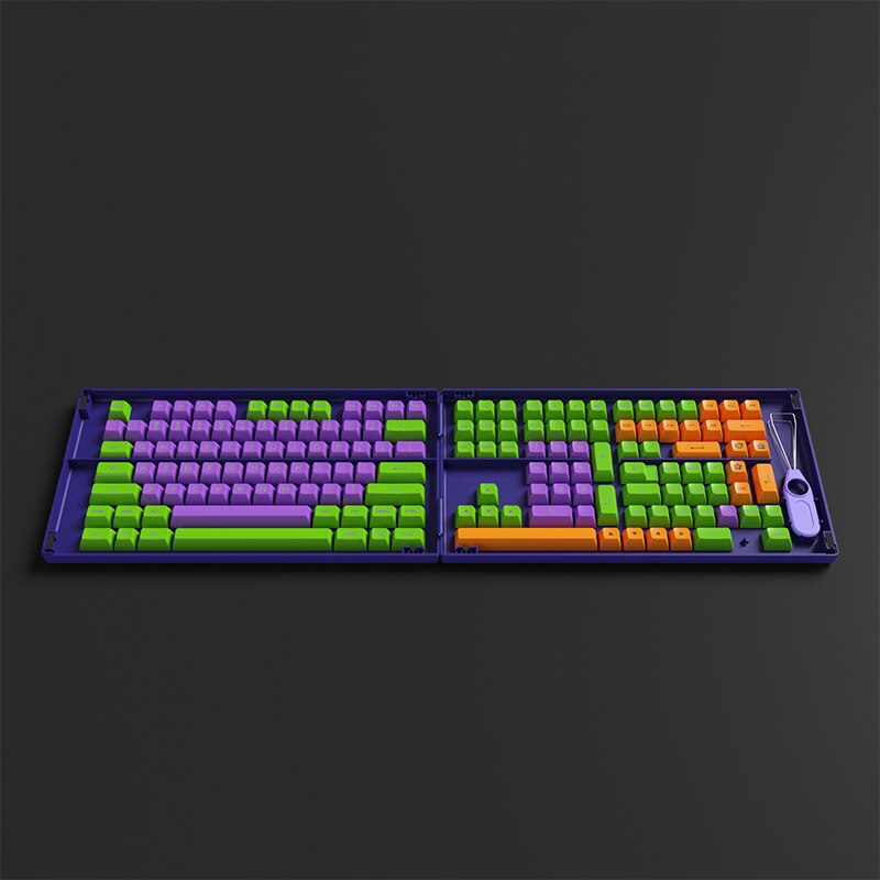 Akko EVA-01 Theme Keycaps